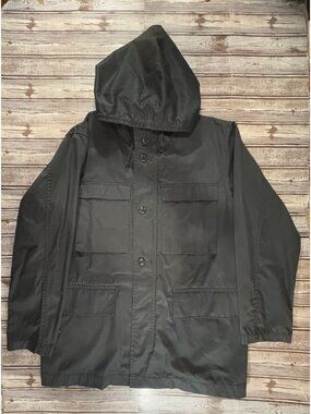 Pilgrim Surf Supply Lloyd Mountain safari utility Jacket sz M Black NWT $435